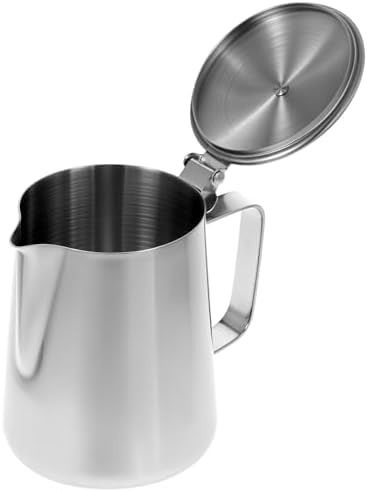QWORK 600 mL 304 Stainless Steel Coffee Cup, Milk Frothing Pitcher
