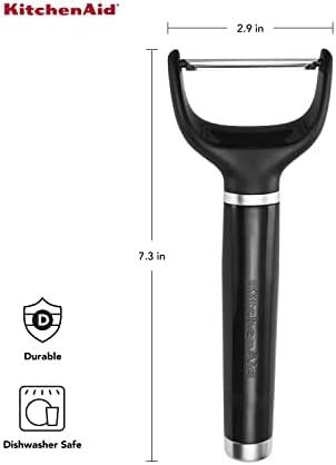 KitchenAid Y Peeler with Ergonomic Handle and Single Edge Blade