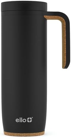 Ello Magnet 18oz Insulated Stainless Steel Travel Mug with Handle