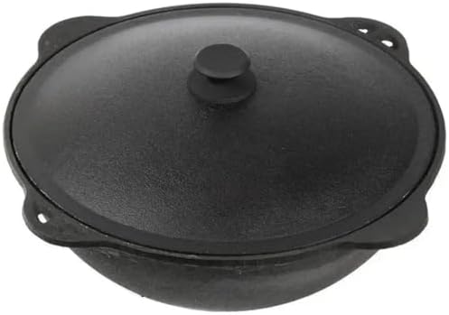 Dutch Oven Pot with Aluminum Lid 8 L (8.5 Quarts) - Camping Dutch Oven