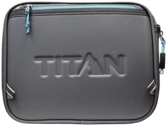Arctic Zone Titan Expandable Lunch Bag, Gray and Blue