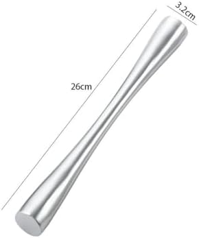 10" Stainless Steel Muddler for Cocktails, 10" Cocktail Mixing Spoon