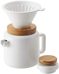 BonJour 47955 4-Cup Stoneware Coffee Maker Set
