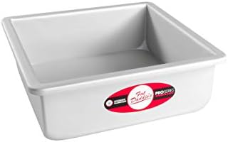 Fat Daddio's PSQCC-883 Square Cheesecake Pan, 8 x 8 x 3 Inch, Silver