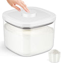 TBMAXS Airtight Rice Container 10 Lbs, Clear Plastic Food Storage