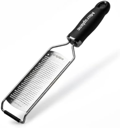 Microplane Gourmet Series Hard Cheese Grater (Fine, Black)