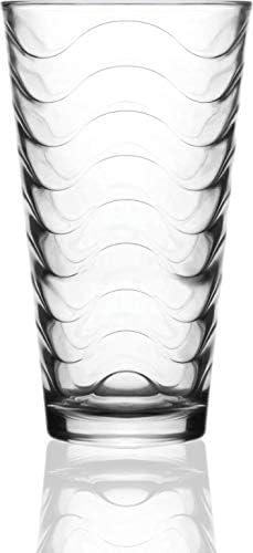 Circleware 12-Piece Set of Highball Tumbler Drinking Glasses and