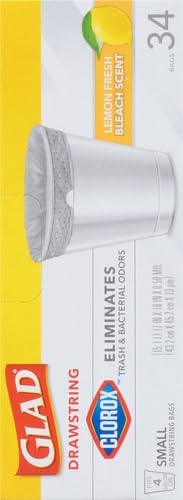 Glad Small Drawstring Trash Bags - Image 3
