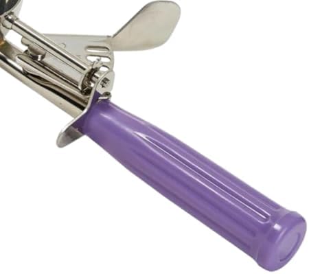 Soro Essentials- 2 oz Stainless Steel Disher #20 with Purple Plastic