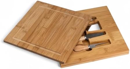 The Memory Company | Licensed NFL Bamboo Cheese Board with Utensils