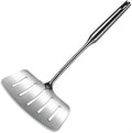 GREATLINK 304 Stainless Steel Fish Spatula,Wide Slotted Turner Steak