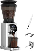 Conical Burr Coffee Bean Grinder, 48 Settings, 40-Second Timer