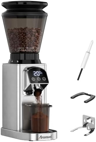 Conical Burr Coffee Bean Grinder, 48 Settings, 40-Second Timer