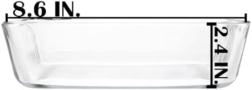 Pyrex 7212 11-Cup Glass Food Storage Dishes, 2-Pack