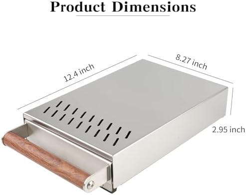 Handle Drawer Knock Box, Stainless Steel Detachable Coffee Stick