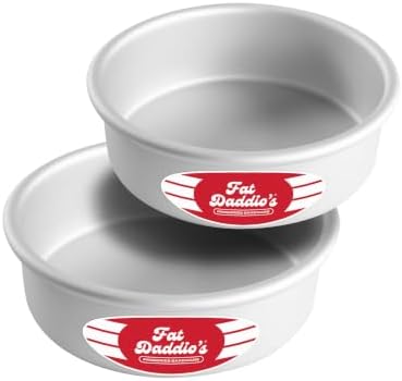 Fat Daddio's Anodized Aluminum Round Cake Pans, 2 Piece Set