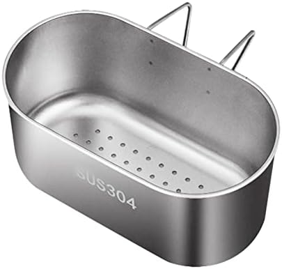 Stainless Steel Sink Drain Strainer Basket, Silver