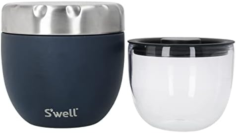 S'well Stainless Steel Food Bowls - 21.5oz - Azurite Eats