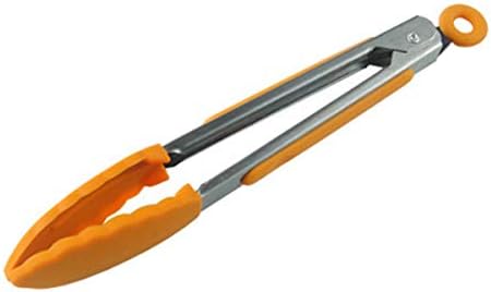 7" Mini Silicone Kitchen Tongs, 3 Pack