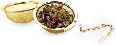 Pinky Up Gold Metal Ball Tea Infusers for Loose Tea - Stainless Steel