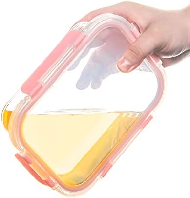 FAWLES 12 Pack Glass Storage Containers with Lids