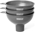 3pc Wide Mouth Canning Funnels for Filling Bottles and Mason Jars