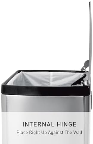 simplehuman 50 Liter Rectangular Kitchen Step Trash Can