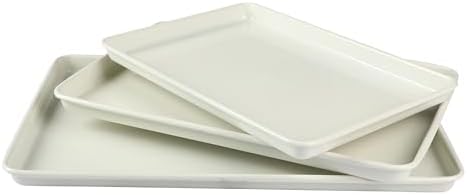 Martha Stewart Gallen 3-Piece Cookie Sheet Set – 13", 15", 17" Baking