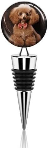 Poodle Wine Stopper Vacuum Alloy Wine Bottle Stopper Reusable Wine