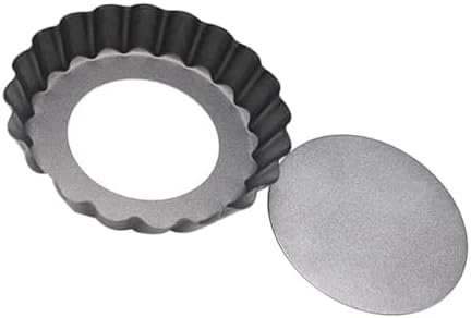 BESPORTBLE Mini Tart Pan round Baking Tray Set, 4-inch Non-stick