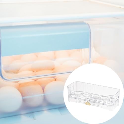 Egg Holder,Home Egg Container for Refrigerator Side Door Egg Dispenser