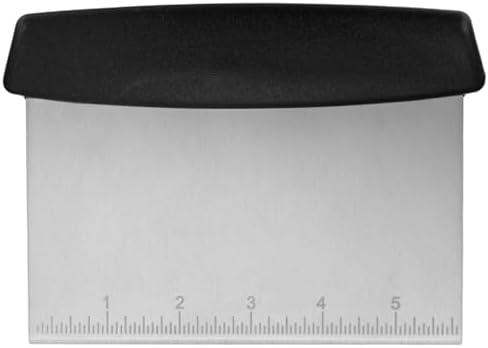 M METERXITY Multipurpose Bench Scraper, 6.7 Inch Stainless Steel Dough