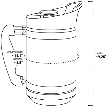 BruTrek BaseCamp French Press, 32 fl.oz