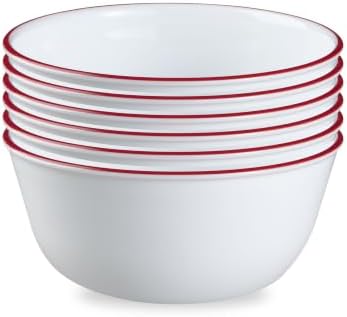Corelle Vitrelle Glass 6-PC Bowls Set, For Soup Cereal & Dessert