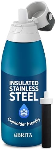 Brita Stainless Steel Premium Filtering Water Bottle, BPA-Free