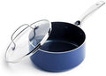 Blue Diamond 2QT Diamond Infused Ceramic Nonstick Sauce Pan with Lid