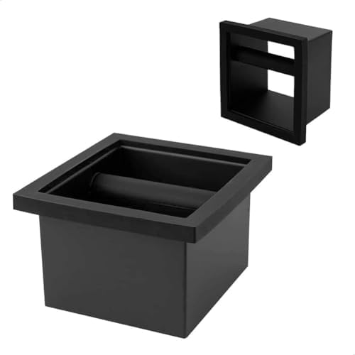 watchget Bottomless Espresso Knock Box, Built-in Coffee Ground