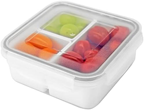 carrotez 3 Compartment Snack Container - 2.4 Cup (570ml)