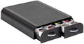 Mind Reader Single Serve Pod Organizer, 2 Drawers, 24 Pod Capacity, Black