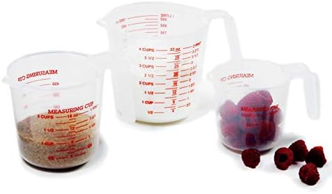 Norpro 4-Cup Capacity Plastic Measuring Cup, Multicolor