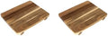 14x11 Acacia Wood Cutting Board with Feet for Griddle