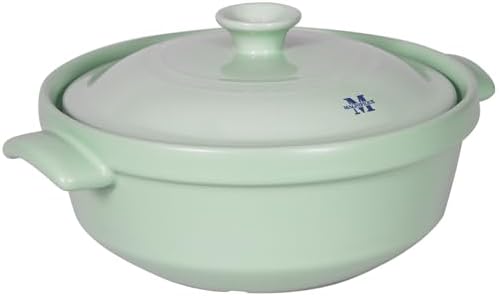 Magnifique 3 Quart Flami Pot with Lid, Natural Clay Pot for Cooking