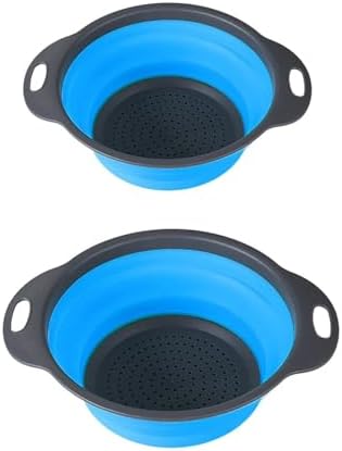 Silicone Collapsible Colander Vegetable Fruit Washing Strainer