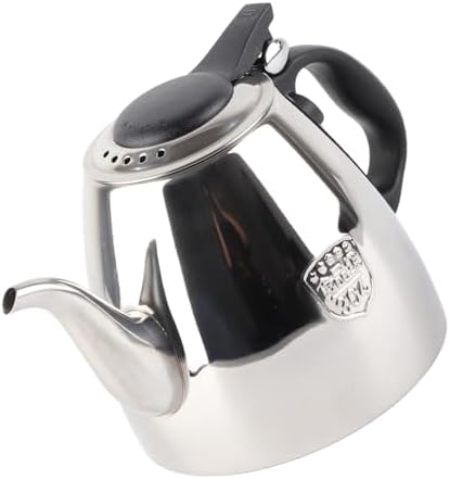 1.5L Enamel Tea Pot, Stainless Steel