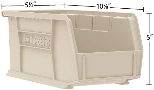 Akro-Mils 30230 AkroBins Storage Bins, 11"x5"x5", 12-Pack