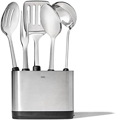 OXO Good Grips Stainless Steel Kitchen Tool Set, 6 Piece