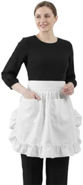 Hyzrz Waist Ruffle Adjustable Kitchen Cooking Restaurant Apron – Adult