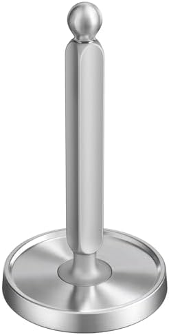 theaoo Countertop Paper Towel Holder, Silver