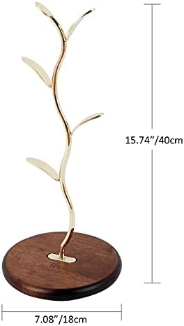 HoroM Gold Coffee Mug Tree for Counter, Coffee Mug Holder Stand, Mug