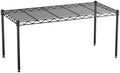 1-Tier Wire Shelf Rack,30" Wx14 Dx17 H,Single Metal Shelves Rack